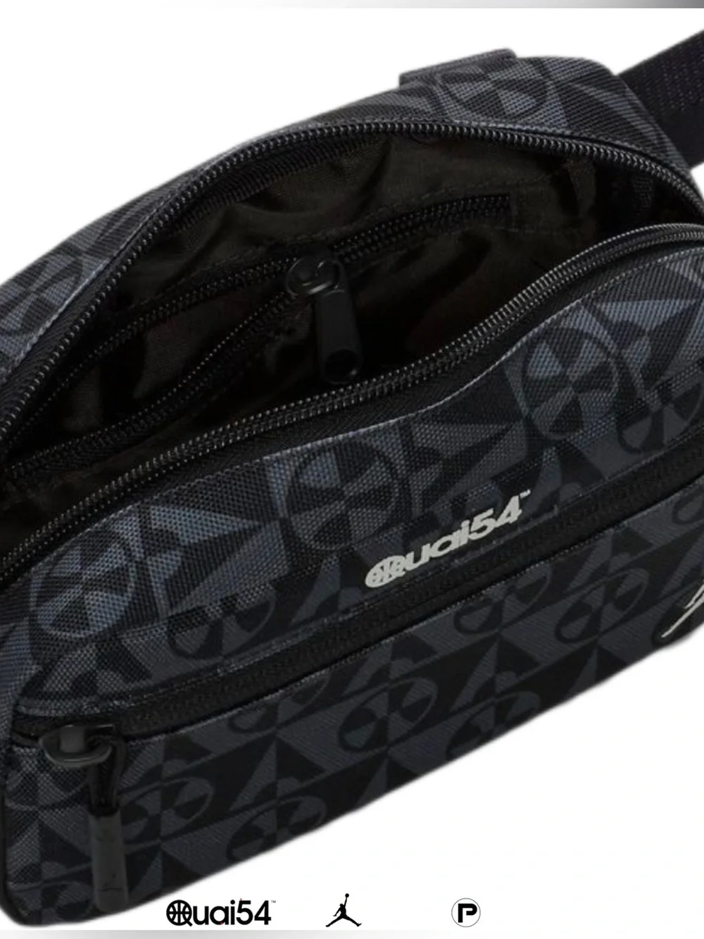Jordan QUAI 54 Camera Shoulder Bag • Off Noir Black • 2024